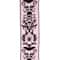 2.5" x 20ft. Black & Pink Flocked Damask Skulls Wired Ribbon by Celebrate It® Halloween